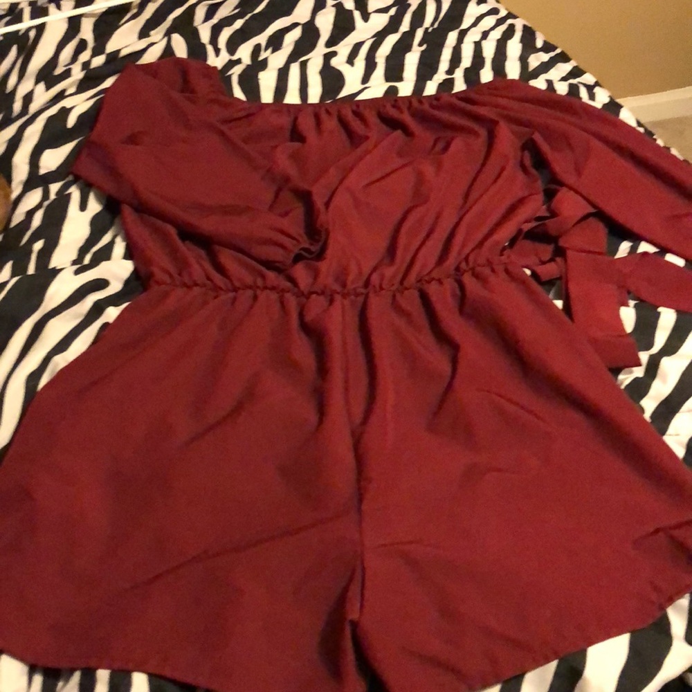 Red Romper - Picture 2 of 4